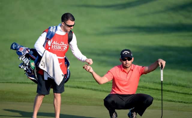 La bolsa de palos de Pablo Larrazabal en el Abu Dhabi HSBC 2014 La bolsa de palos de Pablo Larrazabal en el Abu Dhabi HSBC 2014