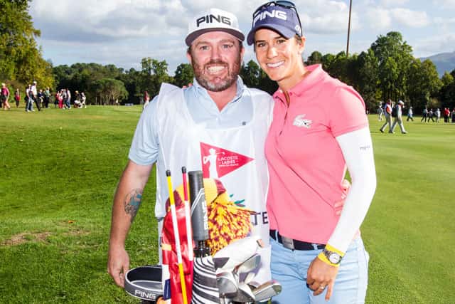 Azahara-Munoz-caddie-Open-de-France-2014