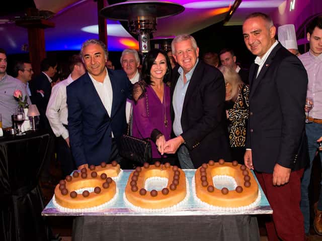 Monty-is-joined-by-his-wife-to-receive-a-commemorative-'600'-cake