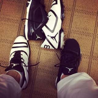 Los zapatos de golf Jordan Brand de Keegan Bradley.